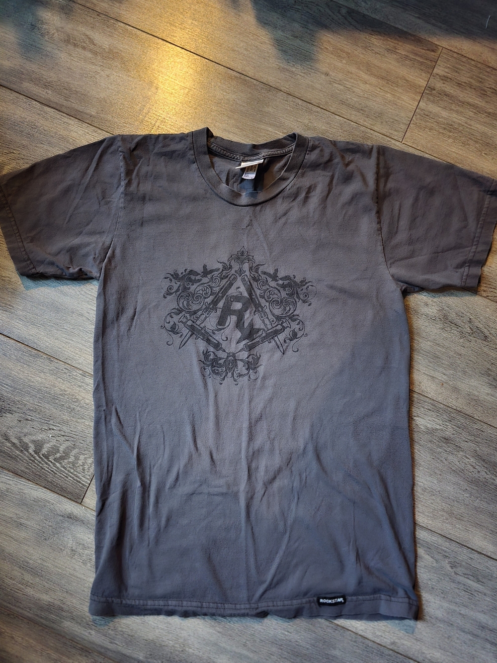 Rockstar Games Charcoal Graphic T-Shirt